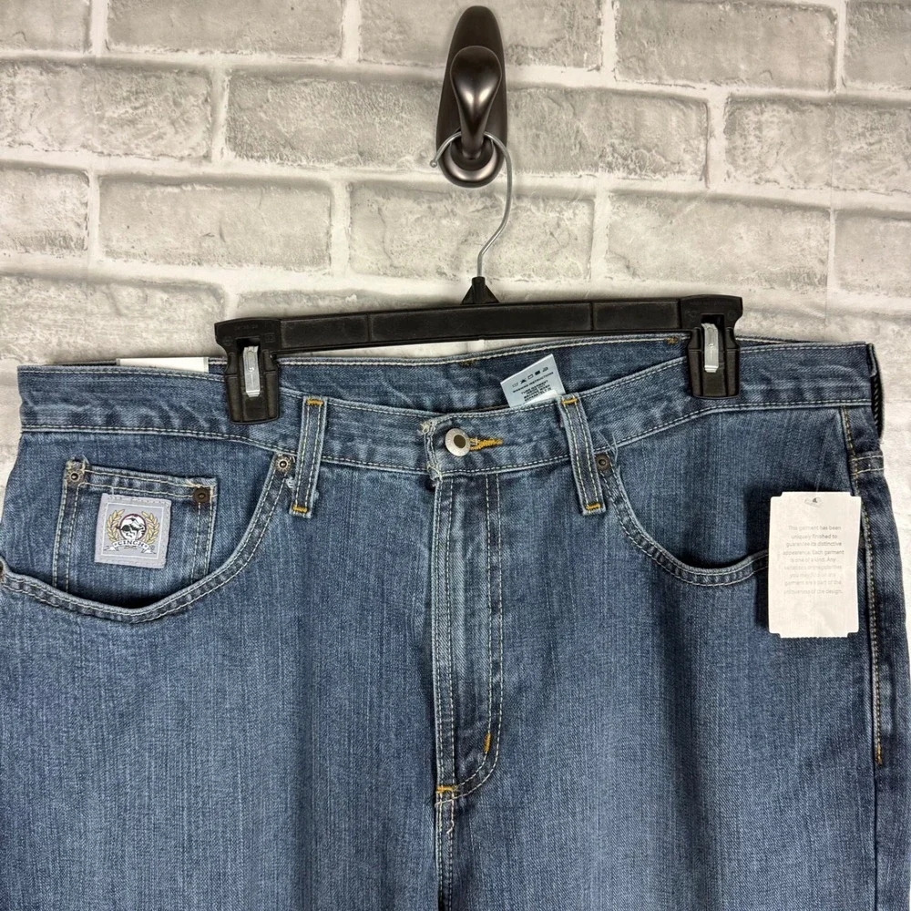 Cinch Silver Label Slim Fit Mid Rise Straight Leg Jeans 36 x36 MB98034001 Indigo